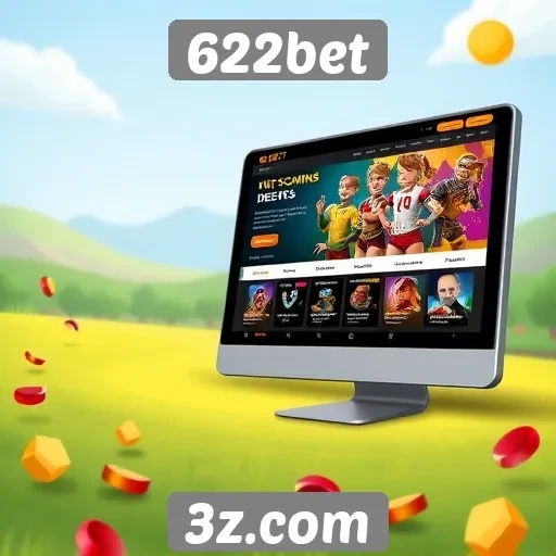 Interface do site 622bet promete experiência intuitiva